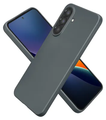 Produktbild von kwmobile Handyhülle für Samsung Galaxy A37 5G Hülle - Silikon Case metallisch schimmernd - Schutzhülle Cover - Metallic Grau