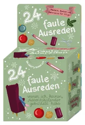 Produktbild von Adventskalender-Box "24 faule Ausreden" warum ich keinen Adventskalender gebastelt habe