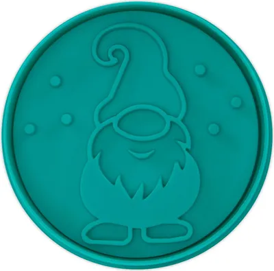 Produktbild von Städter Präge-Ausstecher Wichtel mit Auswerfer, Ausstechform, Plätzchenform, Keks, Plätzchen, PP-Kunststoff , Türkis, 7 cm, 170032