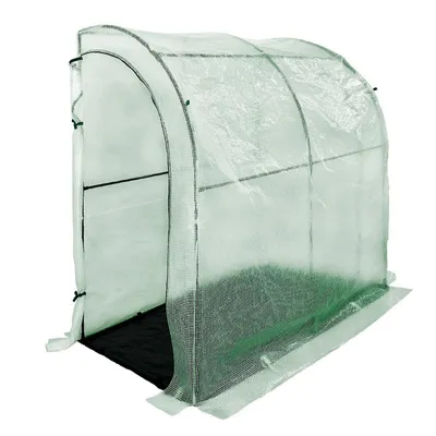 Image de 4iQ Mini serre adossée 2x1x2m vert