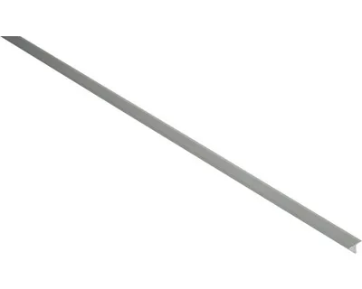 Produktbild von Trenn- und Abdeckprofil T-Floor Aluminium Länge 250 cm Höhe 8 mm Sichtfläche 14 mm silber