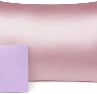 Productafbeelding van Famanu kussensloop, 19 momme kwaliteit - perzikroze, 40 x 60 cm