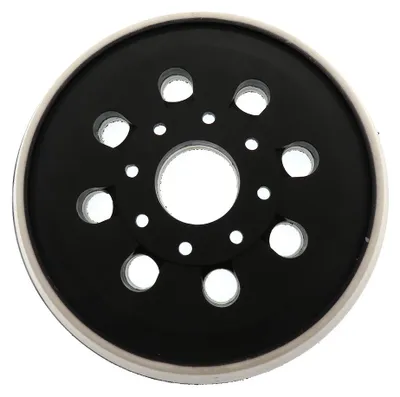 Produktbild von 125-mm-Schleifscheibe mit 8-Loch-Klettverschluss, kompatibel mit den Exzenterschleifern Bosch PEX 400 AE und PEX 300 AE (wei?)