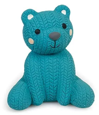 Productafbeelding van Petface Kauwspeelgoed, teddybeer, latex, blauw