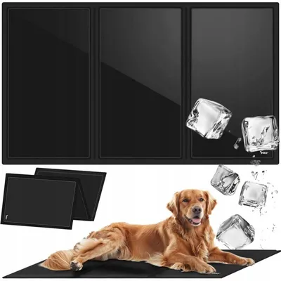 Produktbild von Kühlmatte für Tiere 110x70 cm schwarz