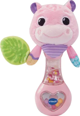 Produktbild von VTech Baby Dierenvriendjes Rammelaar - Nijlpaard roze, 0,25 Jahr(e), Kunststoff, Pink