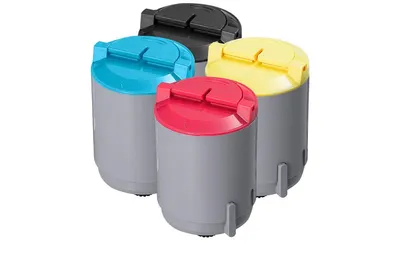 Produktbild von Samsung CLP-P300C, 2000 Seiten, 1000 Seiten, Schwarz, Cyan, Magenta, Gelb, 4 Stück(e)