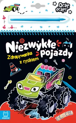 Obrázek produktu pro Niezwykle Pojazdy Zdrapywanka Z Rysikiem 32670