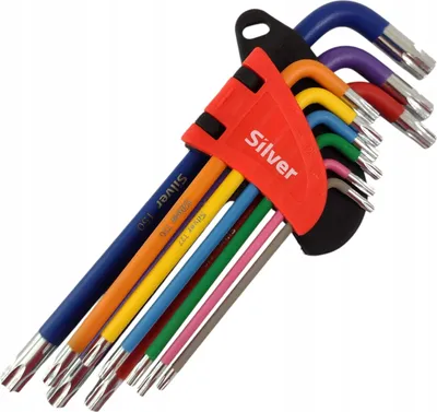 Obrázok produktu pre Torx 9szt. t10-t50 /striebro
