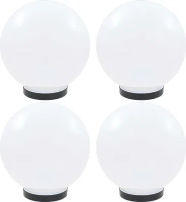 Obrázek produktu pro The Living Store Zahradní osvětlení LED 4 ks. Kulové 25 cm PMMA