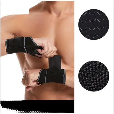 Produktbild von INF Verstellbare Handgelenkbandage für Herren - Training & Unterstützung Grau