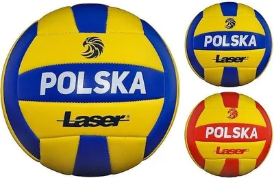 Zdjęcie produktu dla Piłka Laser siatkowa Polska mix