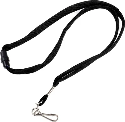 Produktbild von Lanyards mit Karabinerhaken - O.LANYARD 4 Schwarz / 10 Stück / Opus
