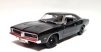 Produktbild von Maisto 31387 Dodge Charger R/T 1969 schwarz 1:18