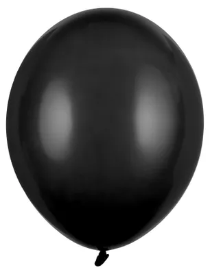 Produktbild von 100 Partystar Luftballons schwarz 30cm