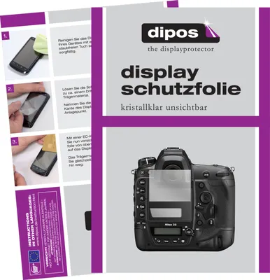Produktbild von 2x Schutzfolie für Nikon D6 klar Displayschutzfolie Folie Display Schutz dipos