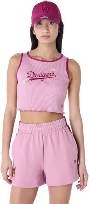 Produktbild von New Era Mlb Floral Rib La Dodgers ärmelloses T-shirt Rosa L Mädchen Rosa L
