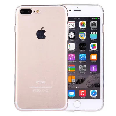 Zdjęcie produktu dla Apple iPhone 7 Plus przezroczyste etui silikonowe
