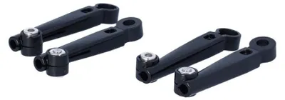 Obrázok produktu pre Eurofender Spatd EF Systema rovný držiak prútov čierny Sada 4 ks