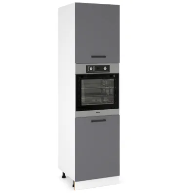Produktbild von ULWEHOME Hoher Unterschrank für den Backofen, 60 cm hoch, 2 Fronten, Anthrazit | Küchenmöbel, EKO-System