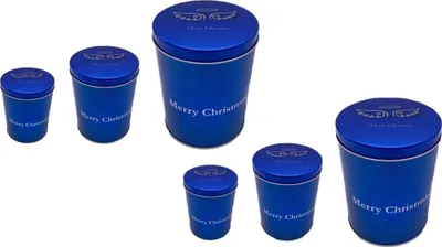Produktbild von Geschenkbox Geschenkdose  Gebäckdose Blechdosen  6 Stück