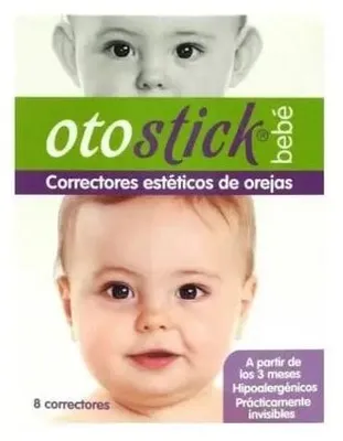 Obrázek produktu pro OTOSTICK - Korekční nálepky do uší - Nálepky do uší - Pro miminka a děti do 4 let - 8 kusů
