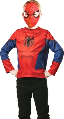 Produktbild von Spiderman Set Top und Maske für Kinder -