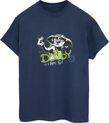 Produktbild von Harry Potter - "A Free Elf" T-Shirt für Damen BI27799 (S) (Marineblau)