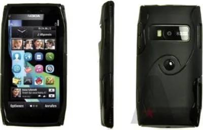 Produktbild von Silkonhülle für Nokia X7 X7-00 schwarz