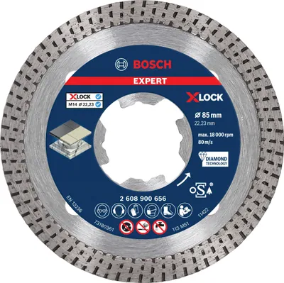 Zdjęcie produktu dla Bosch Expert HardCeramic X-LOCK, Dachówka, 8,5 cm, 2,22 cm, 1,4 mm, Bosch, 1 szt.