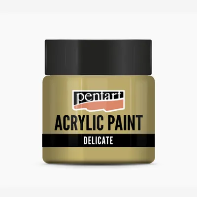 Obrázok produktu pre PENTART Jemná metalická akrylová farba, 50 ml, zlatá