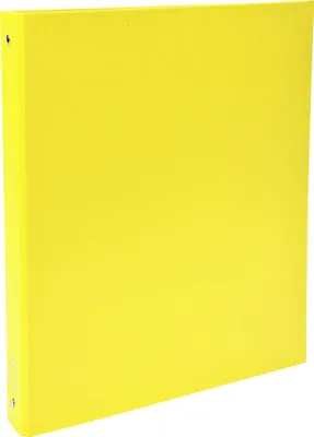 Image de Exacompta 20x Classeur rembordé polypropylène 4 anneaux 30mm A4 Jaune 51379E