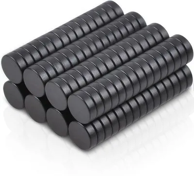 Obrázok produktu pre Malé silné magnety 5 x 1,5 mm, čierne, 120 ks
