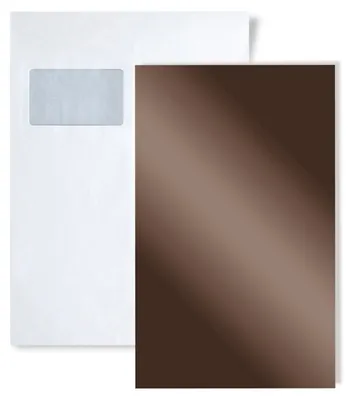 Image de 1 ÉCHANTILLON panneau mural WallFace S-10150 format A5 | DECO BROWN