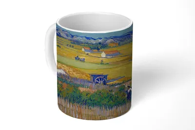 Obrázok produktu pre MuchoWow® Pohár Šálka na kávu Hrnček na kávu 350 ml Úroda - Vincent van Gogh Šálka na čaj - Foto hrnček