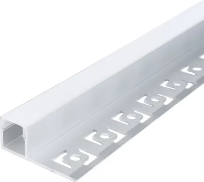 Produktbild von 2 Meter Alu Profile Alu Schiene Rigips Trockenbau Profil Abdeckung Kanal System für LED-Streifen Profil U