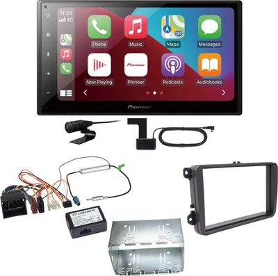 Produktbild von Pioneer SPH-DA160DAB Android Auto CarPlay Einbauset für T6 Sharan 2 Beetle