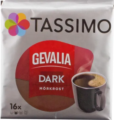 Produktbild von Tassimo® Gevalia Dark Mörkrost, Kaffee, 16 Kapseln, =16 Getränke