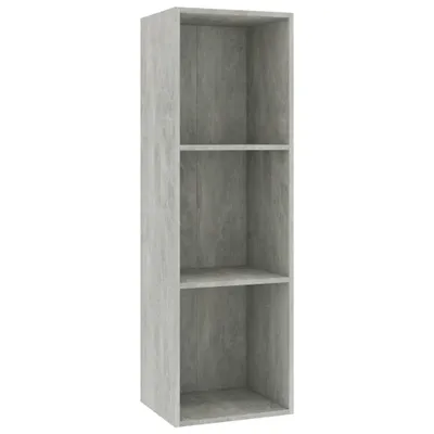 Produktbild von Bücherregal/TV-Schrank Betongrau 36x30x114 cm Holzwerkstoff