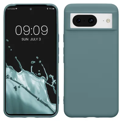 Produktbild von kwmobile Handyhülle für Google Pixel 8 Hülle - TPU Case - Kabelloses Laden - Schutzhülle Cover in Arctic Night