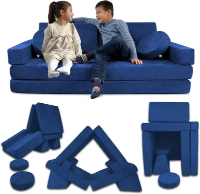 Produktbild von Zetel – Kinderbank – Kinderzetel – Bankje – Bank – Modulares Sofa – Spielmöbel