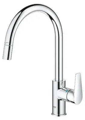 Produktbild von Grohe Start Edge - Spültischarmatur mit ausziehbarer Brause, Chrom