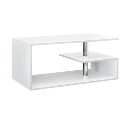 Immagine prodotto di In And OutdoorMatch Tavolino da caffè Isobel - 90x50x41cm - Bianco - Truciolato - Design elegante