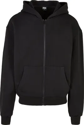 Produktbild von Urban Classics TB6245 | Ultra Heavy Zip Hoody Kapuzenjacke Herren - Farbe: Black - Größe: 5XL