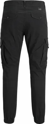 Produktbild von Jack & Jones 12139912, Fracht, Erwachsener, Schwarz, Baumwolle, Elasthan, Nicht bleichen, Natürliche Trocknung