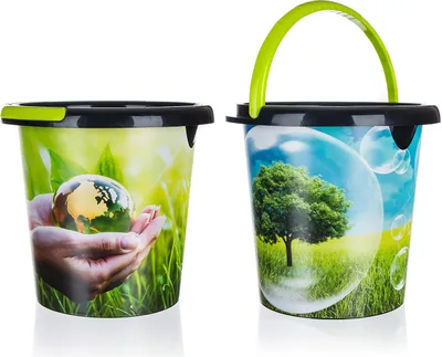 Image de seau ECO 10l avec bec verseur PH mix de décors