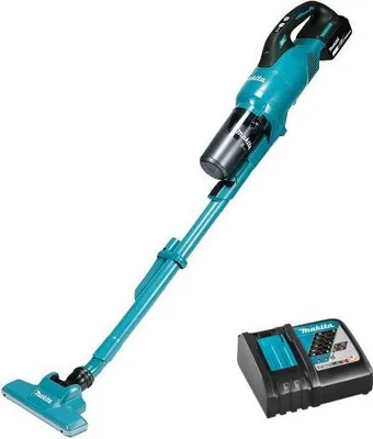 Obrázek produktu pro Makita DCL286FRF, Tyčový vysavač 2 v 1, Bezsáčkové, Černá, Modrá, 0,25 l, Obdélníkový, 1 m³/min