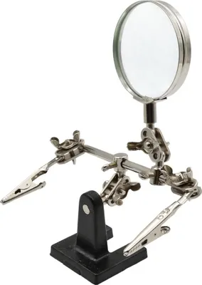 Produktbild von Präzisions-Lupenhalter Für Modellbau Und Reparaturen - Ideales Werkzeug Für Feinarbeiten Und Unterstützende Hand Für Perfekte Ergebnisse.