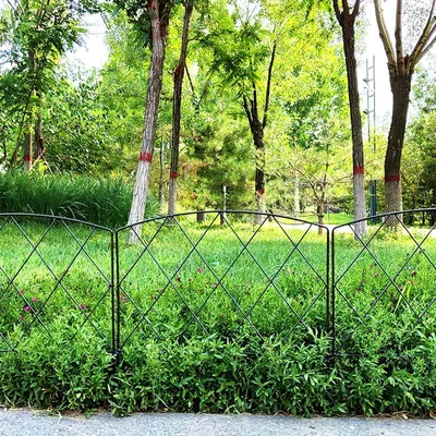 Produktbild von Famanu Gartenzaun Dekorativ - Einfache Installation - 3 Meter Metall