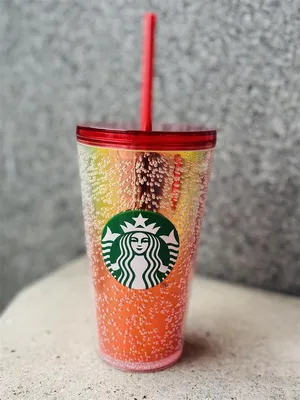 Produktbild von Starbucks Sparkling Tumbler Red Bubbles 16oz